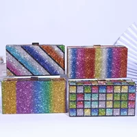 Радужная сумка через плечо, маленькая клатч-сумка, кошелек, для импорта