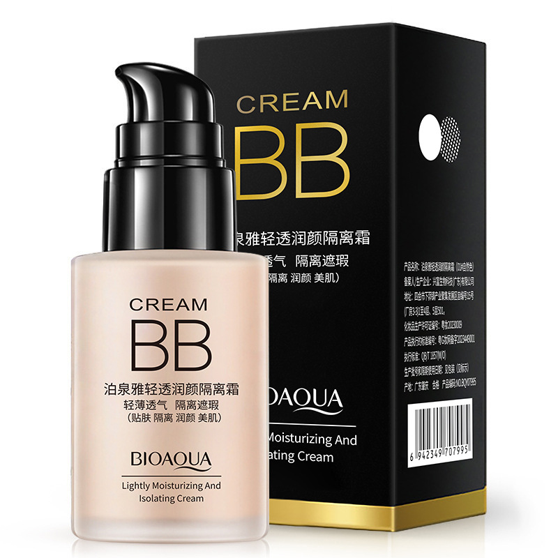 Boquanya luz transparente crema hidratante natural nude maquillaje hidratante corrector fundación crema al por mayor