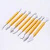 Yellow clay, set, 8 pieces