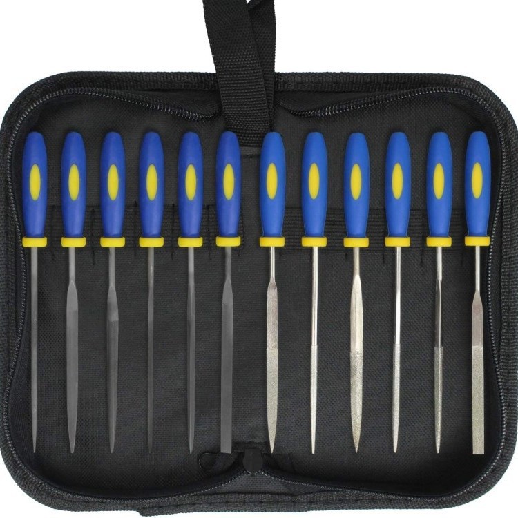 定制外贸亚马逊速卖通eBay什锦锉刀金刚石小锉刀整形迷你钢锉组挫