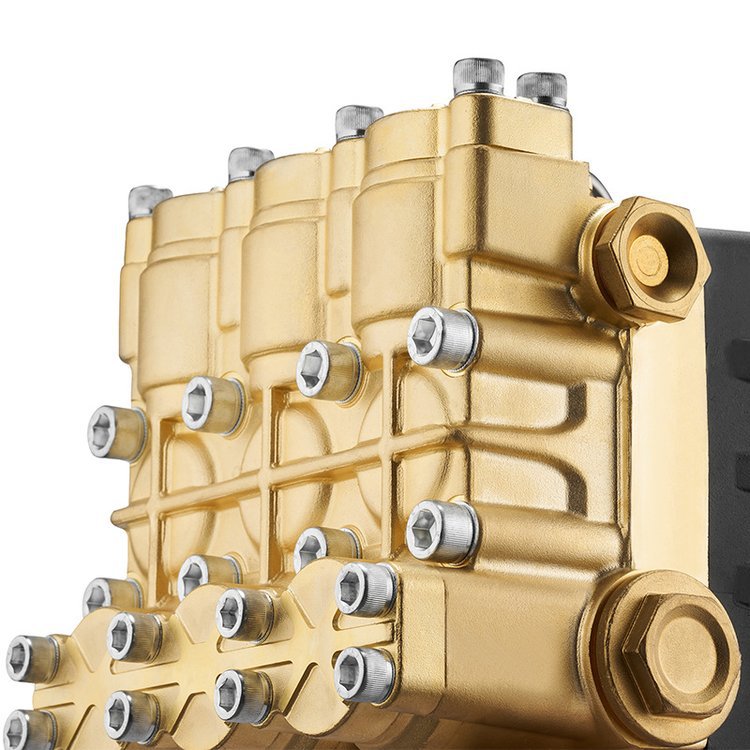 派驰58KW高压水枪泵大流量农用高压泵自吸陶瓷柱塞泵头