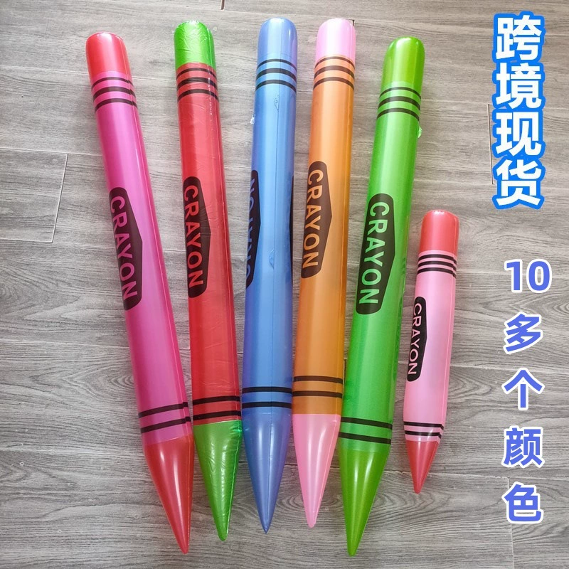 Фабрика прямой ПВХ надувной карандаш неоновый карандаш Игрушка день рождения дорога акварельный карандаш игрушка вечеринка подарок