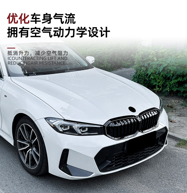 Suitable for Bmw 3 Series Bmw G20 G21 G28 Lci 2023+ Single-Line Illuminated Front Grille Modification