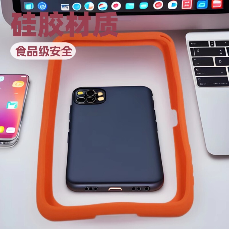 Source Factory Custom Silicone Phone Cases Suitable for Apple Tablet Protective Covers, Food-Grade Silicone Phone Protective Cases