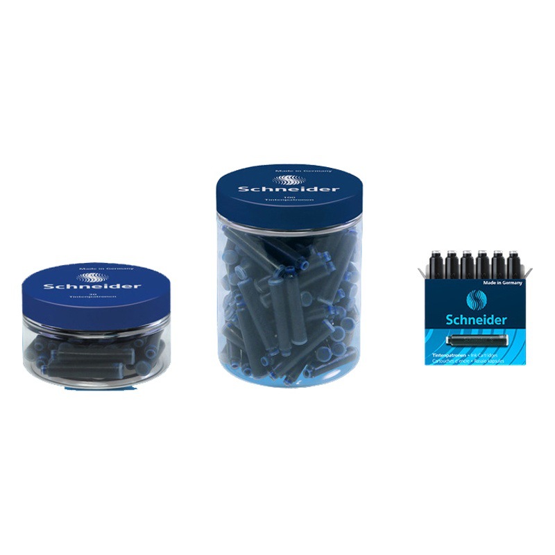 German Schneider Ink Bag Ink Cartridge Black Blue Bottle European Standard 2.6mm Student Pen Special Universal Model