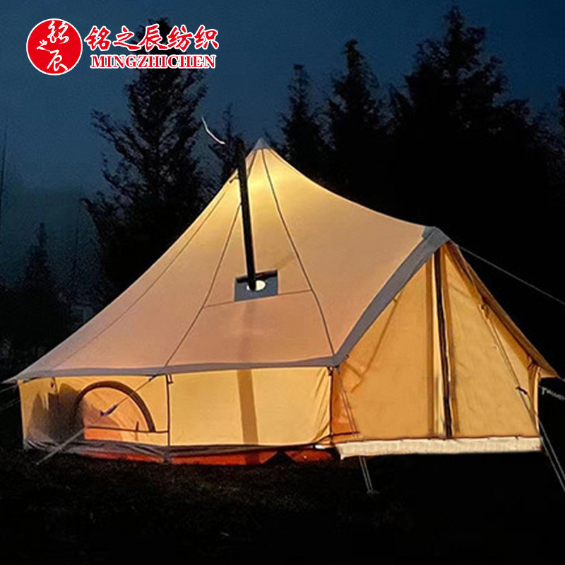 in stock 300D yarn-dyed encryption Oxford cloth tent fabric high sun waterproof mildew hotel camping tent fabric