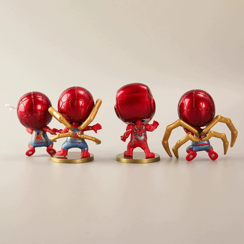 Минифигура с подсветкой, мультяшная кукла, игрушка, паук