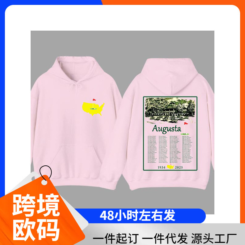 "Master Tournament Champion" Color Golf Hoodie Golf Club Standard Tournament Champion Commemorative