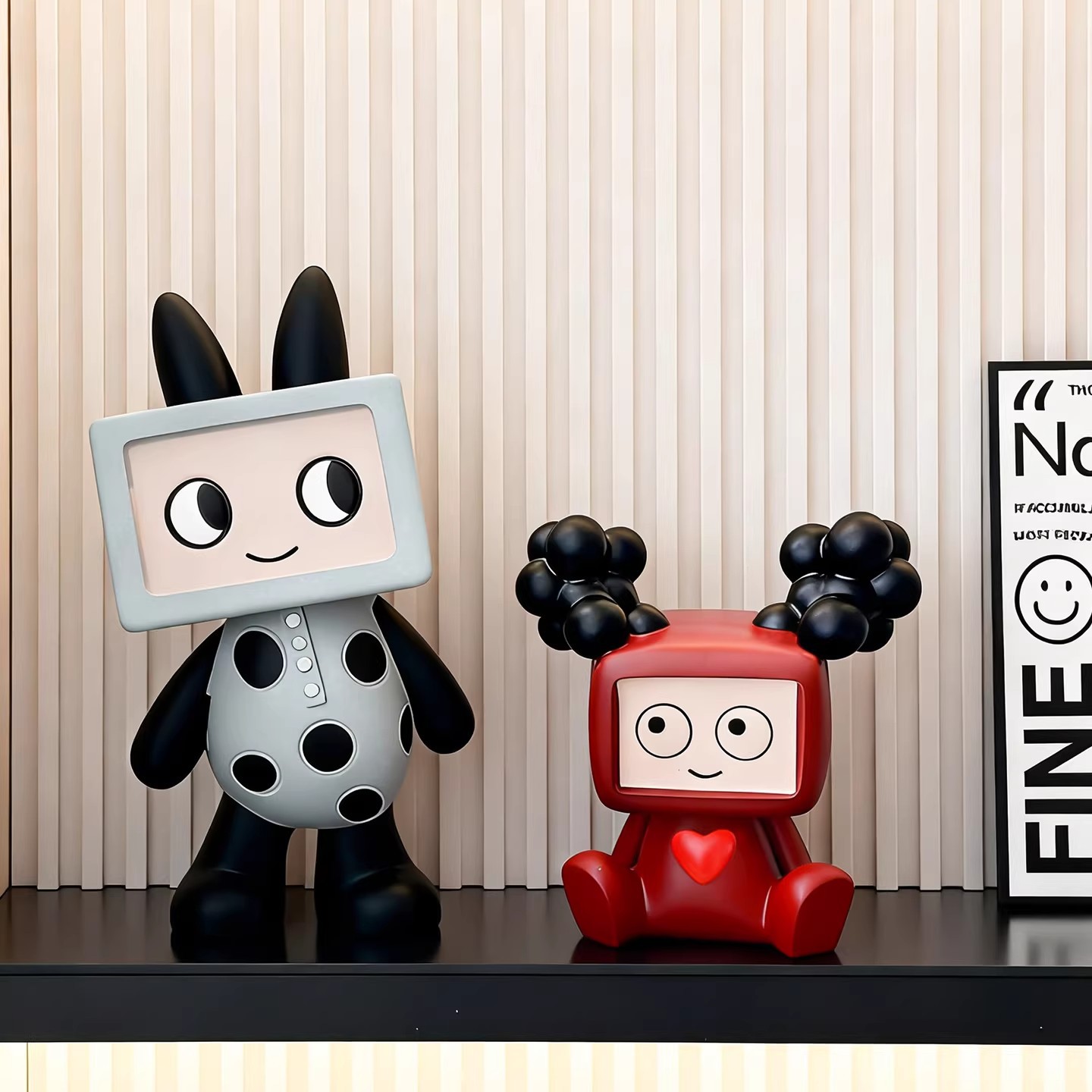 小4电视柜摆件家居装饰品客厅家居摆设样板房奶油风软装乔迁新居