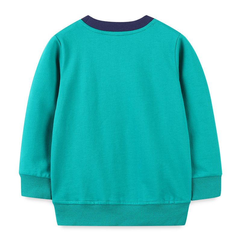Suéter de manga larga para niños de estilo europeo y americano Otoño Nuevo Fútbol impreso suéter de los niños camiseta de los niños