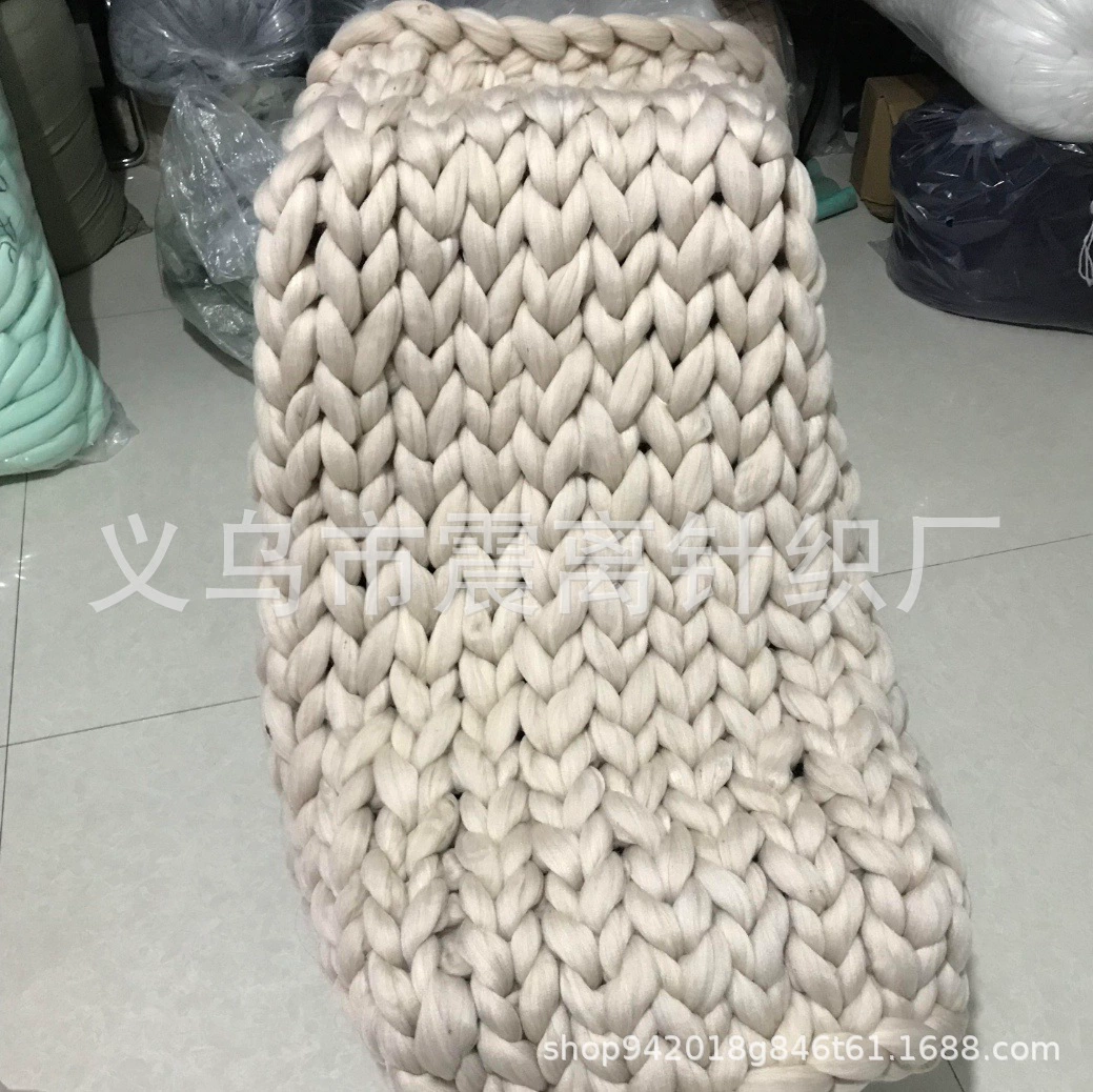 Трикотажный стеганый плед, вязаный диван, handmade, Amazon, (跨境 торговля)