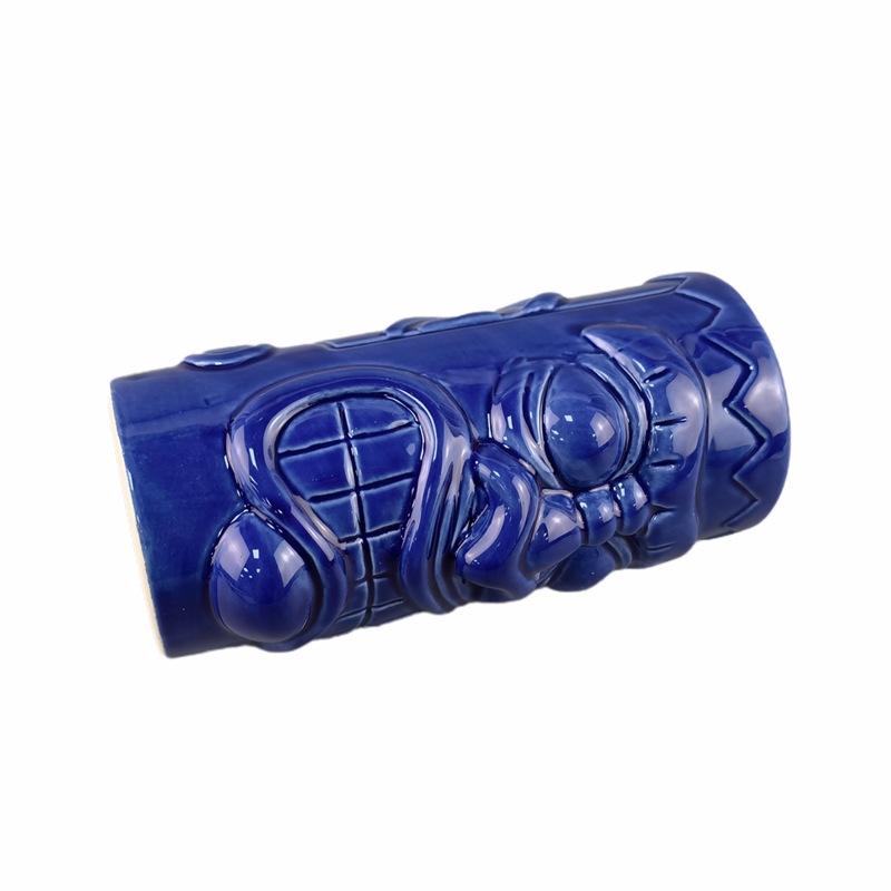 Barra americana Tiki taza hawaiana taza de cóctel de cerámica en relieve Tiki taza Zombie Copa transfronteriza en stock