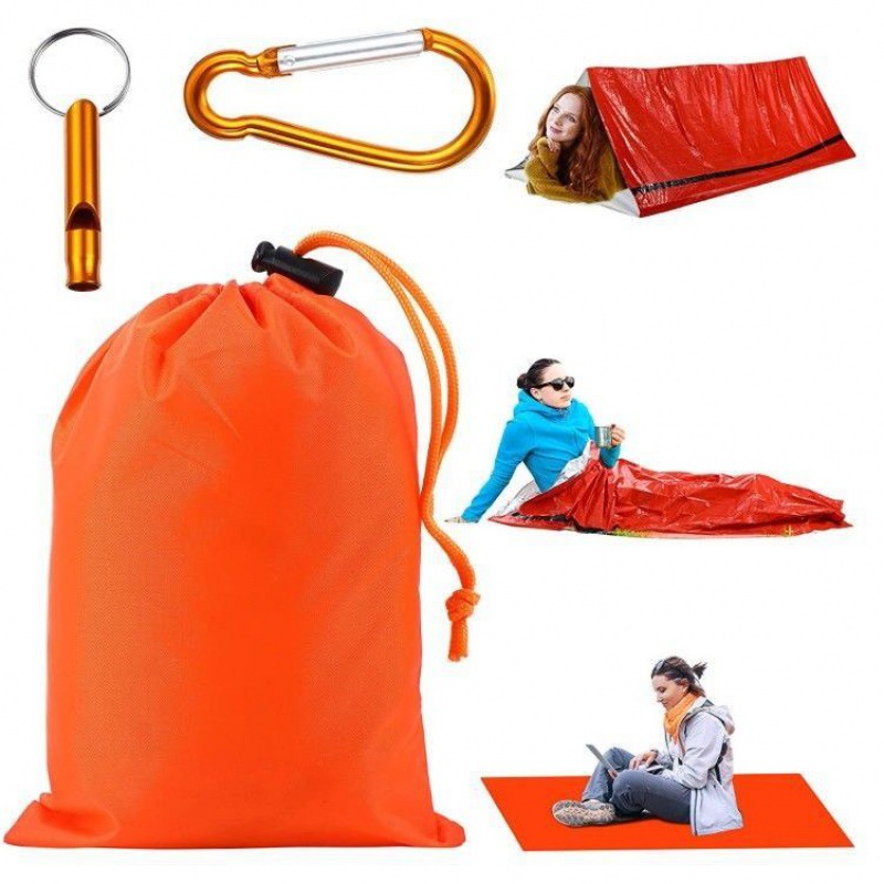 오렌지 (로고+휘슬+버클이 없는 수납가방)