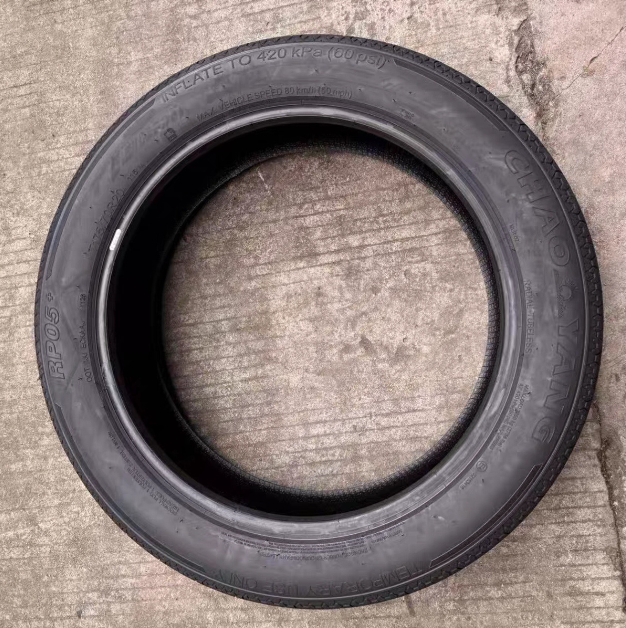 Chaoyang tires 125/195/225/245 brand new in multiple sizes 16/17/18/19/20inch RP03+/RP76+