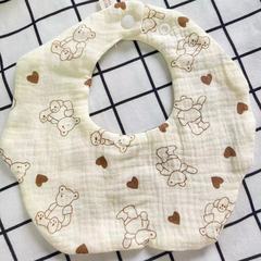 乳幼児のよだれ六層の純綿糸の花は柔らかくて、口を厚くして、通用の赤ちゃんのよだれかけを調節できます。