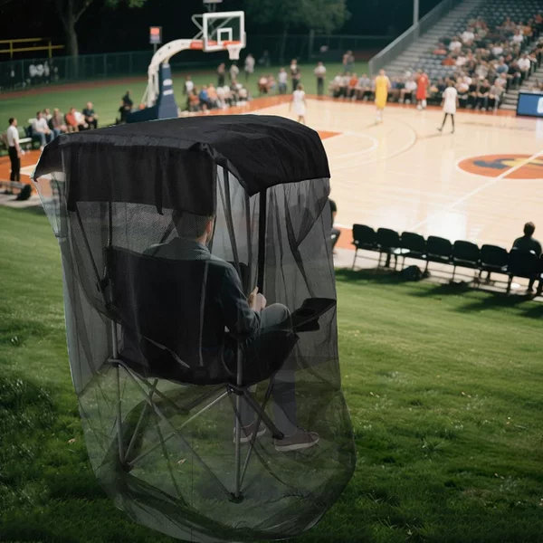 Outdoor Swing Mosquito Net Fishing Courtyard Garden Mosquito Net Swing Rocking Chair Blackout Gauze Travel Easy Installation Mosquito Net