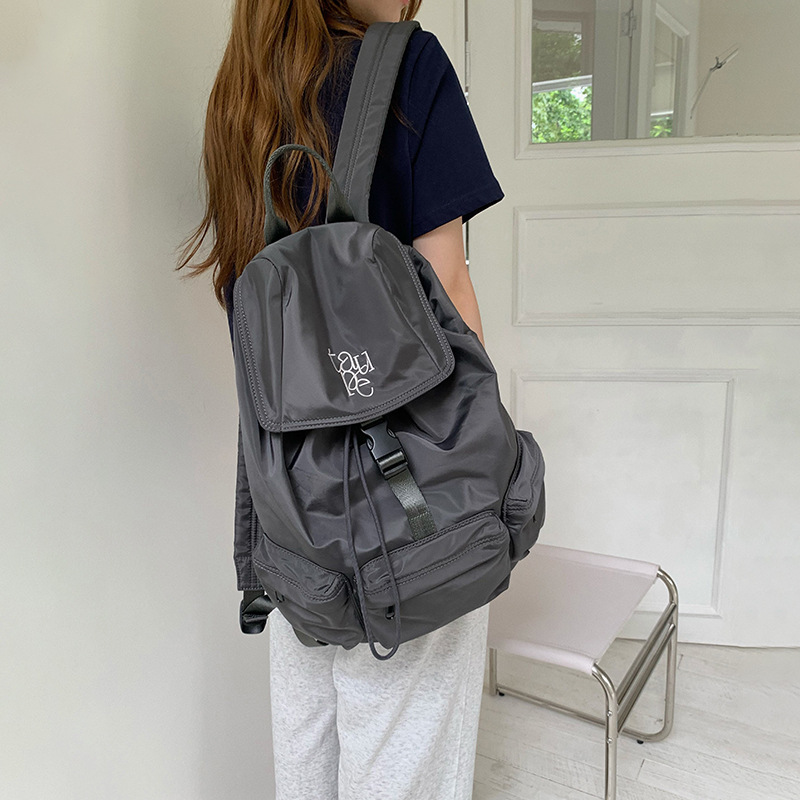 Korean Style Sports Backpack for Students, Versatile for Commuting, Simple, Fashionable, Casual, Outdoor Travel Backpack, Fitness Bag for Women