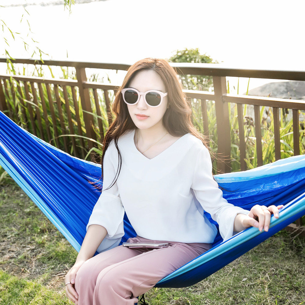 230*90CM 라이트 블루와 사파이어 블루 로프 스타일