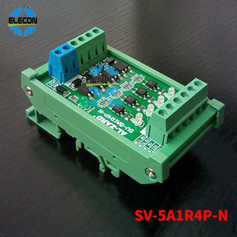 4路输入ALZARD三菱西门子PLC功率放驱动控制NPN线路板SV-5A1R4P-N