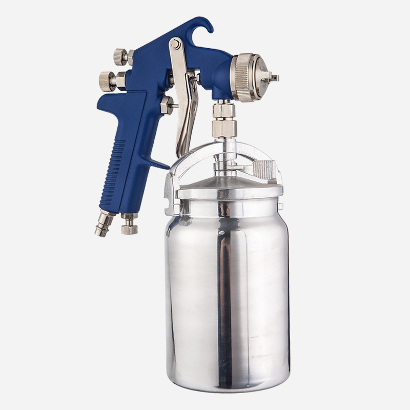 4001 pistolas de pulverización de pintura neumática de 1.4 - 2.5mm de alta atomización de 1000ml bajo la olla de pulverización de la pistola de pintura