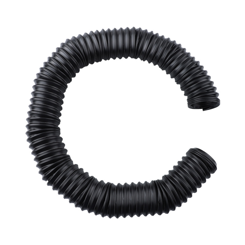 Steel wire corrugated pipe car modification 50/63/76MM air intake telescopic pipe air guide hose air intake air guide elbow 1M