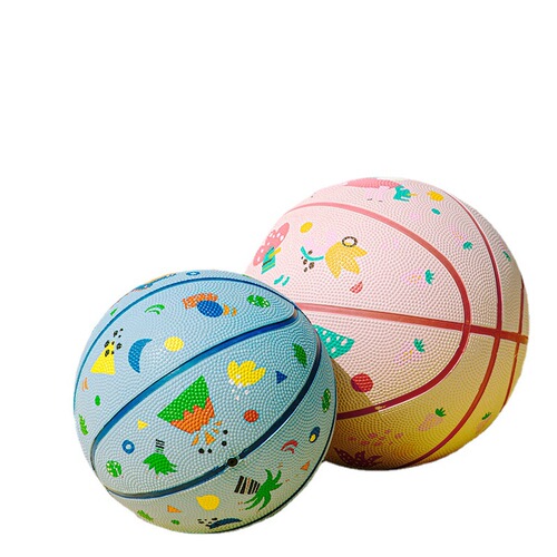 mideer children's basketball throwing ball toy elastic inflatable racket ball outdoor sports game