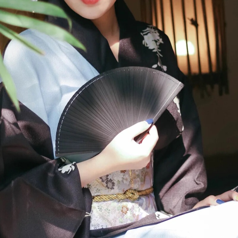 全竹扇子新中国風 5inch ミニ折りたたみポータブルレトロ扇子オリジナル竹天青古典的な夏扇子チャイナ ドレス扇子|undefined