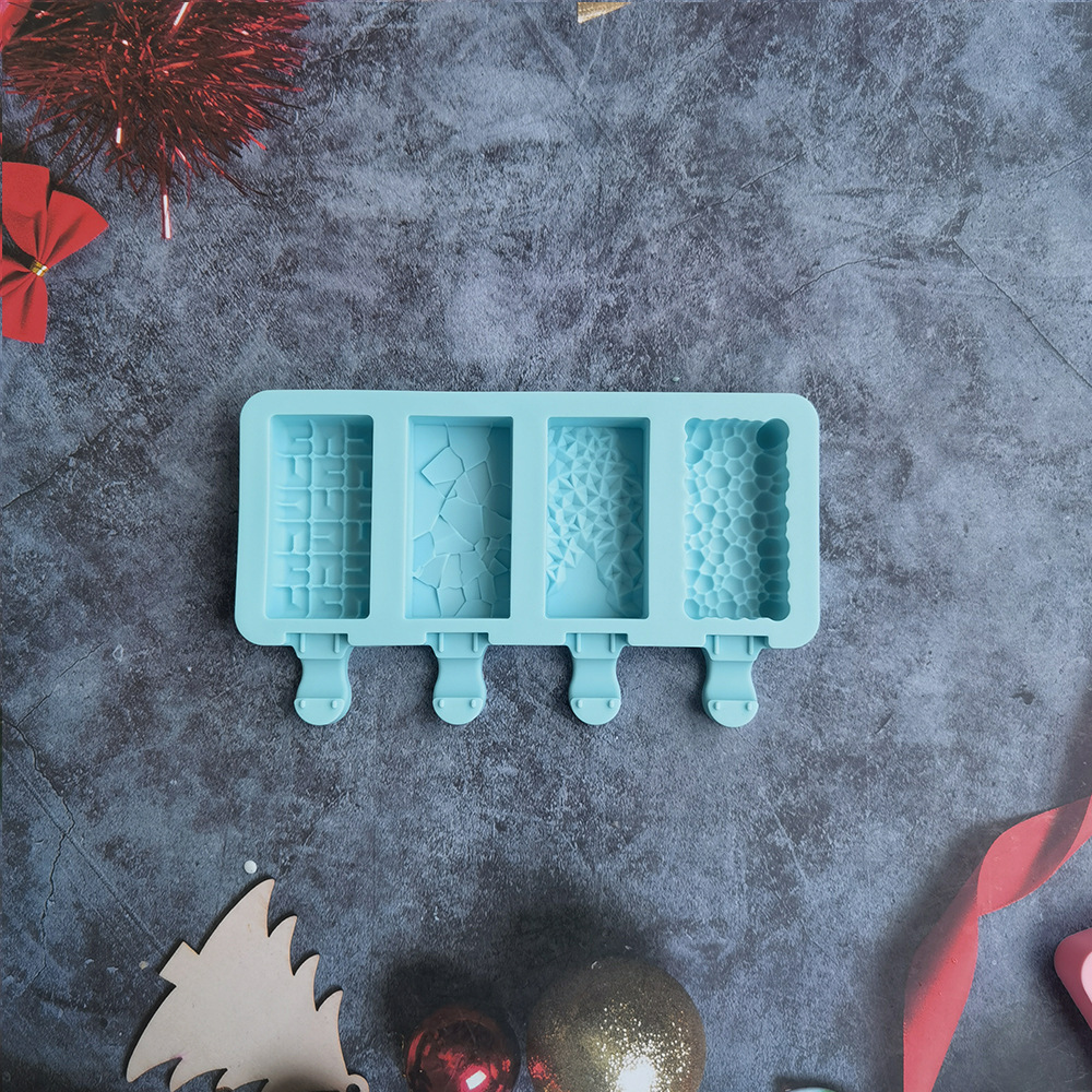 Helado de burbujas en forma de 4 227 molde de silicona pastel helado pudín molde de postre jabón para hornear utensilios