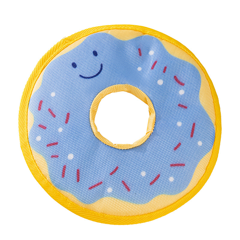 Juguetes para mascotas donuts Frisbee juguetes sonoros juguetes perros grandes juguetes de viaje para divertir a los perros
