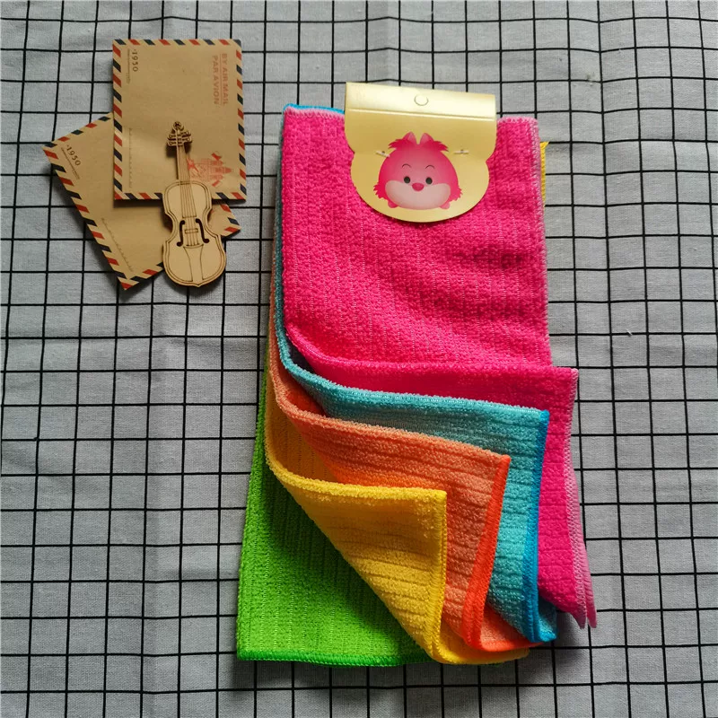 Ultra -fine fiber towel Yang ion watery ripple rafting color pump ultra -fine fiber cloth set is edited by towel cloth
