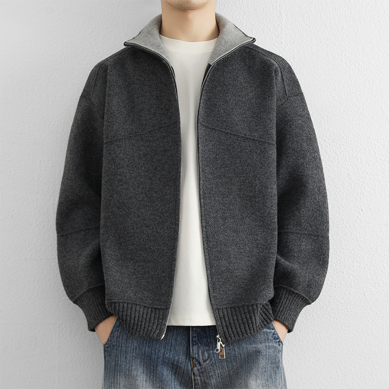 沈氏下新款【开衫】号批元米杏色深麻灰色深藏青色冰丝