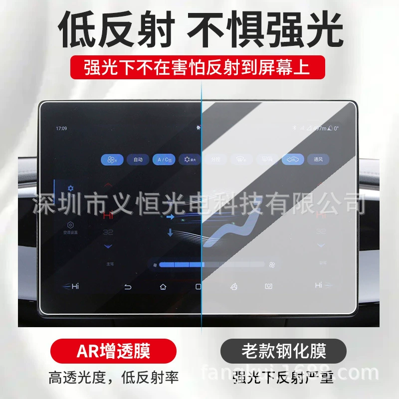 Применим к навигации BYD Qin Plus AR мембрана пропаганды антиблистов центрального управления защитная пленка для интерьера Han панели