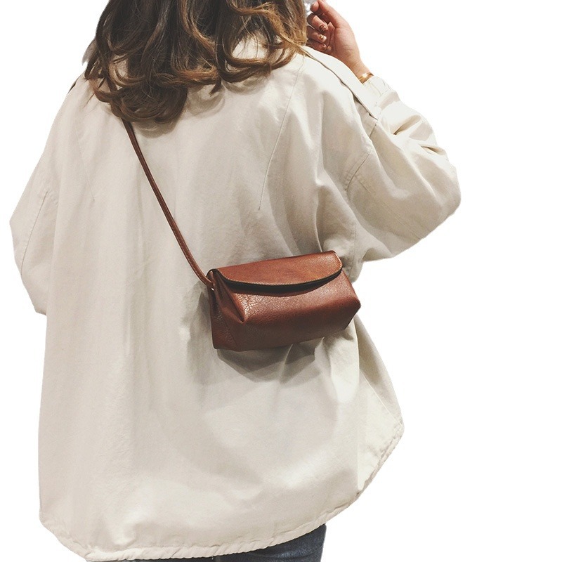 Fashion PU Leather Handbag Trendy Women's Shoulder Bag Casual Versatile Soft Leather Crossbody Bag Large Capacity Commuter Shopping Bag - Thumbnail 5