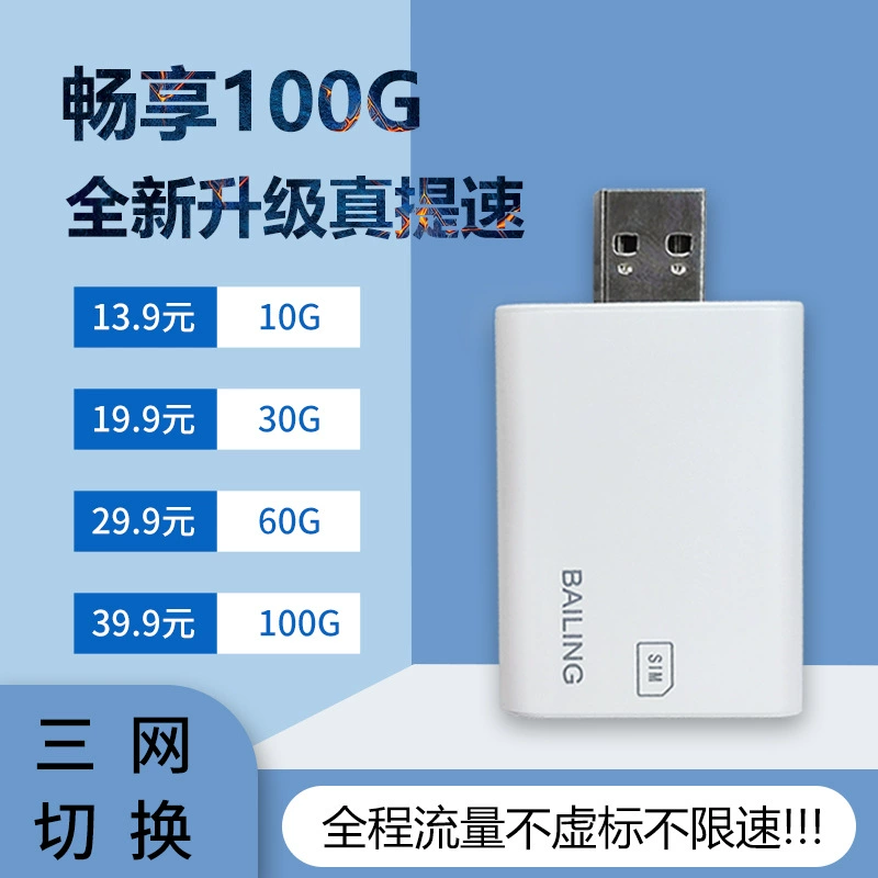 Полная сеть три сети коммутаторов 4G USB беспроводная сетевая карта