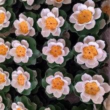 陶瓷香炉莲花香插家用室内配件香台香托线香禅意摆件饰品批发