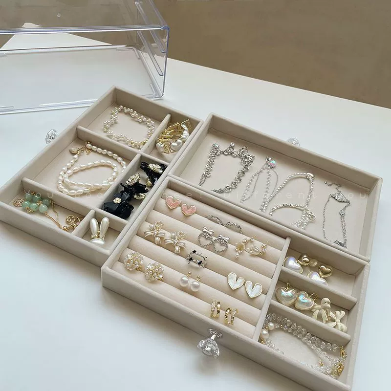 Acrylic storage system, earrings, necklace, ring, accessory, storage box, 2022 collection
