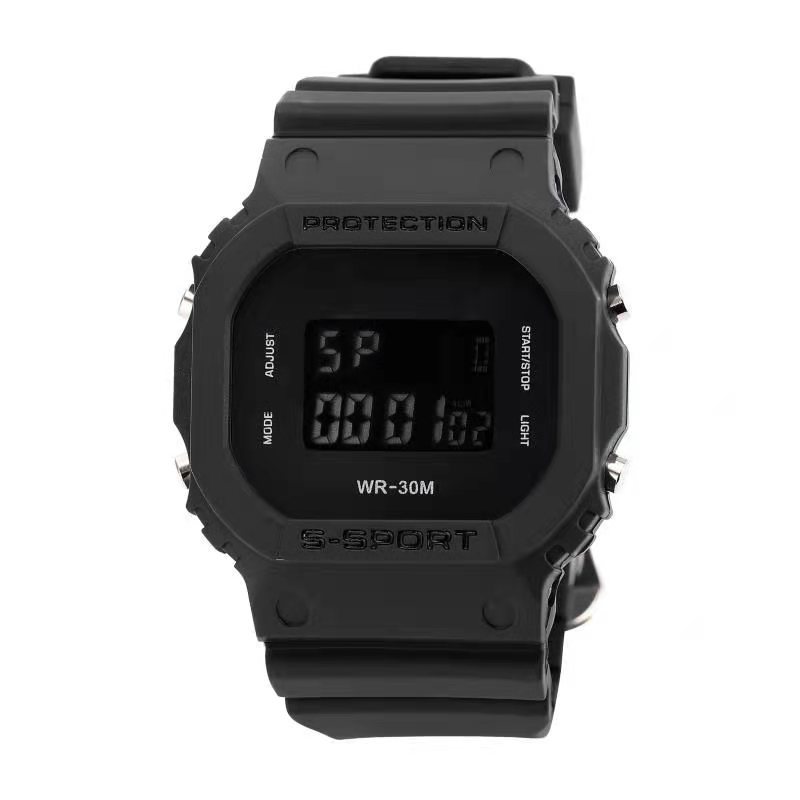 Small square electronic watch 5600 black...