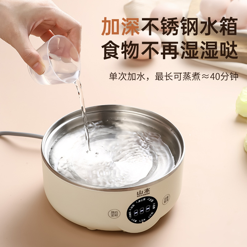 德国304不锈钢蒸蛋器2025新款自动断电家用小型蒸锅早餐煮蛋神器|undefined