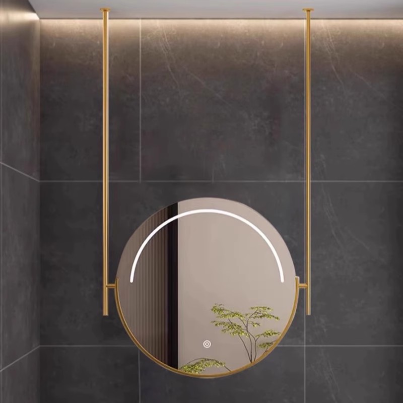 Homestay Hotel Ceiling Boom Round Smart Mirror Bathroom Mirror Cosmetic Mirror Toilet Mirror Decorative Mirror Dressing Mirror
