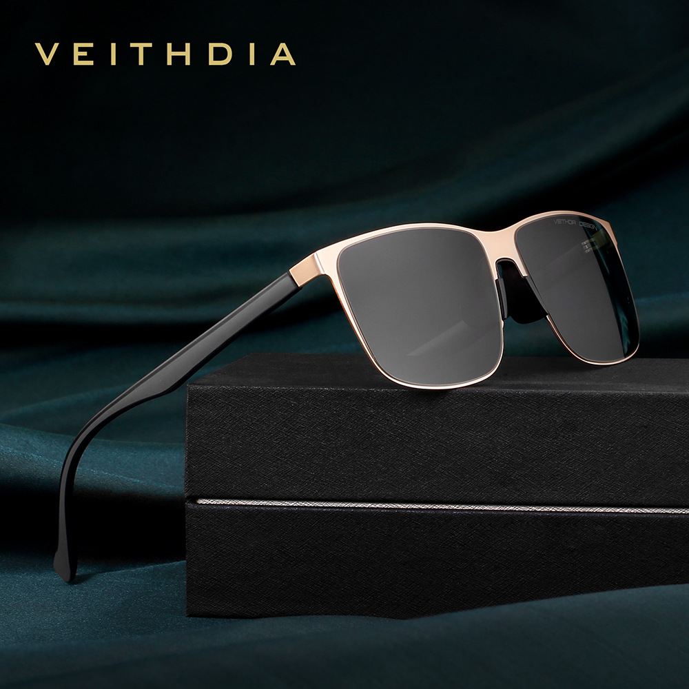 高清尼龙偏光太阳眼镜男防紫外线方形不锈钢抖音跨境直播现货8245