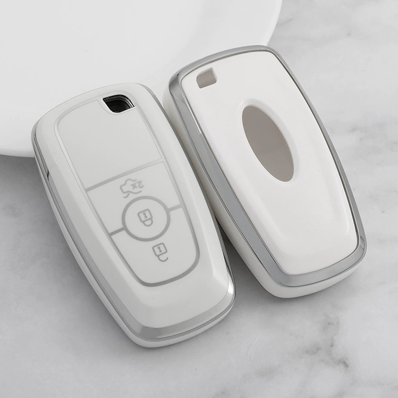 Набор ключей Ford для Lincoln Adventurer Navigator Continental для ключей TPU Silver Edge