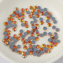 新品亚马逊中东钻烫钻饰品配件电镀平底石玻璃钻婚纱礼服纺织辅料