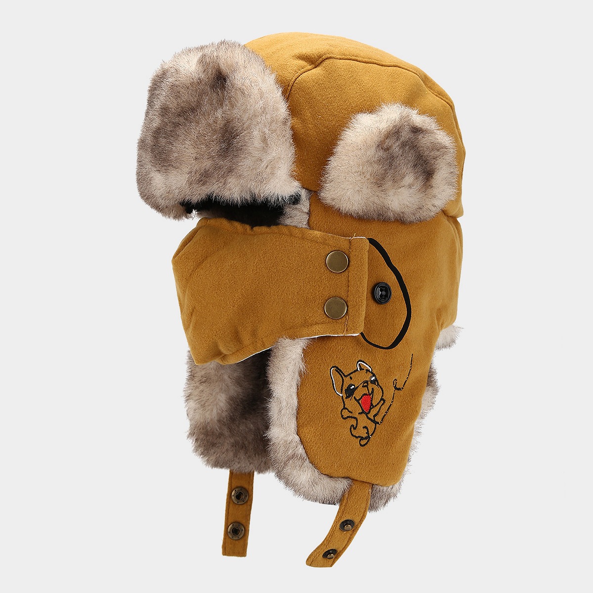 Gorro facial de invierno del noreste para hombres con máscaras gorro de ciclismo al aire libre gorro de piloto caliente gorro de protección de orejas para mujeres image 7