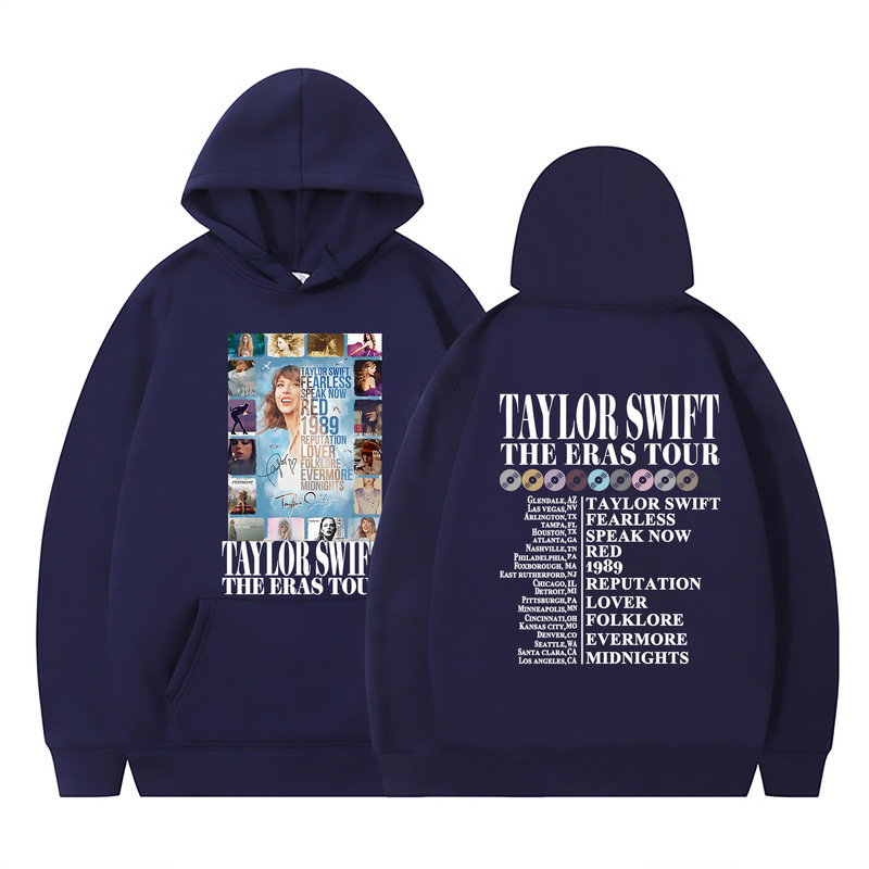 2025 European and American Singer Taylor's New Fashion Taylor Swift Simple Printed European and American Unisex Hooded Sweatshirt 2025 European and American Singer Taylor's New Fashion Taylor Swift Simple Printed European and American Unisex Hooded Sweatshirt
