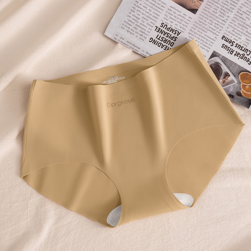 Yoga fitness bragas sin costuras para mujer 7A seda de morera entrepierna sin cadera pantalones cortos triangulares deportivos de cintura media para niñas