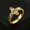 Copper accessory, one size universal ring suitable for men and women, suitable for import, European style, 750 sample gold