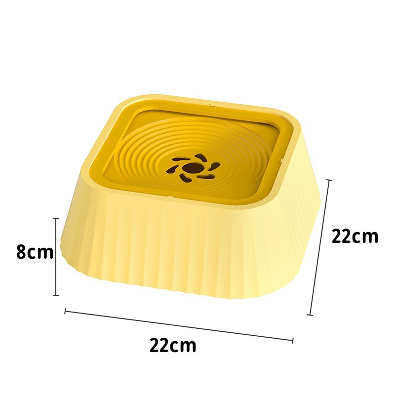 Tazón para perros, tazón para beber, boca no mojada, tazón de agua flotante, bebedero de flotabilidad, tazón de agua para gatos, protección del cuello, mascota para gatos, anti-volcado