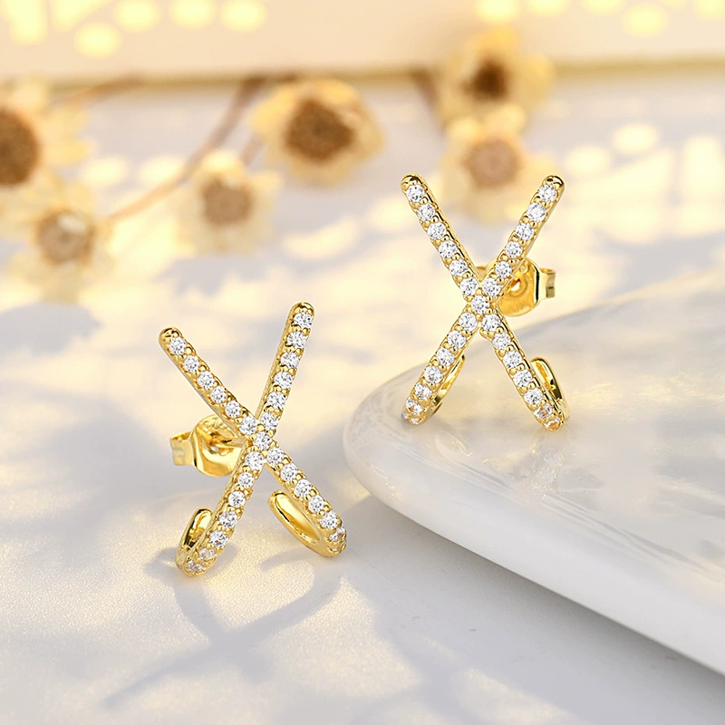 Серебряная игла, летние ретро серьги с zirconia, высокого качества стиль, образец серебра 925, французский стиль