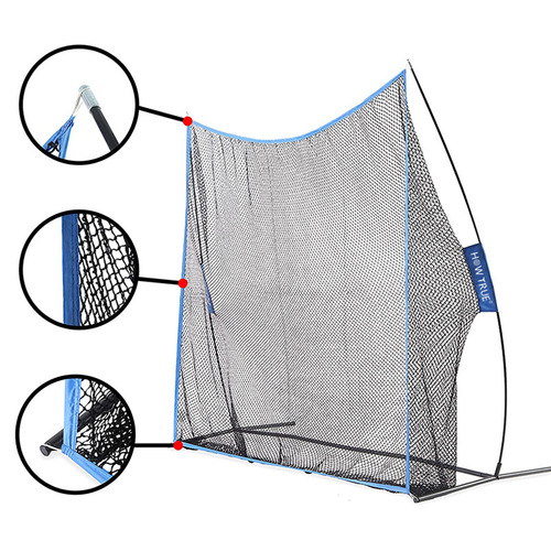7x7 golf net, indoor and outdoor swing practice hitting net cage, portable foldable golf practice net