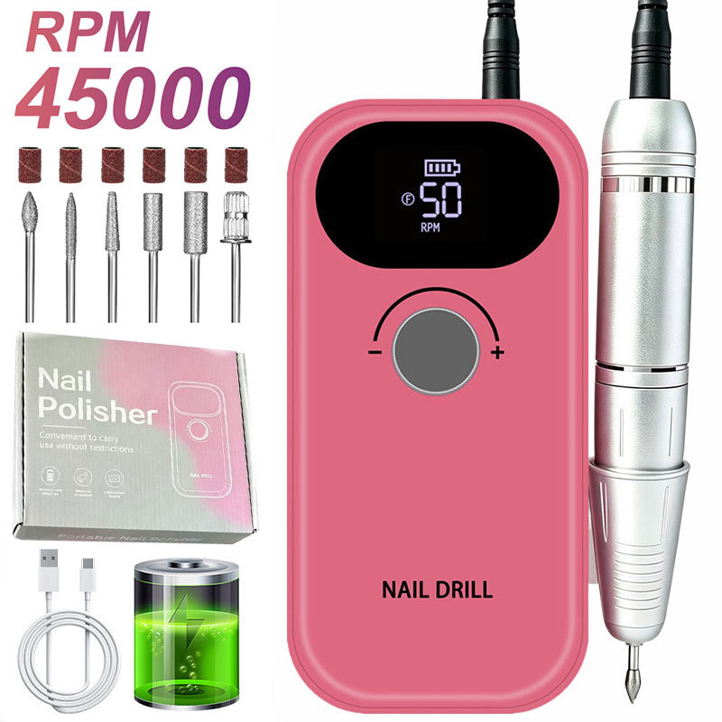 Torno Eléctrico para Uñas Portátil Recargable para Manicura image 73